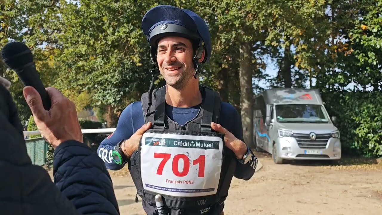 François PONS - IMPERATOR FILMSTAR après cross 7 ans. Mondial du Lion 2025