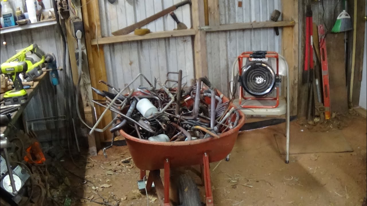 Cleaning up some scrap Copper Tubing