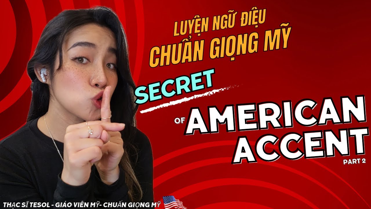CHUẨN GIỌNG MỸ NGỮ ĐIỆU tiếng Anh với 5TIPS/10PHÚT 1 NGÀY cực đơn giản/Intonation in American accent
