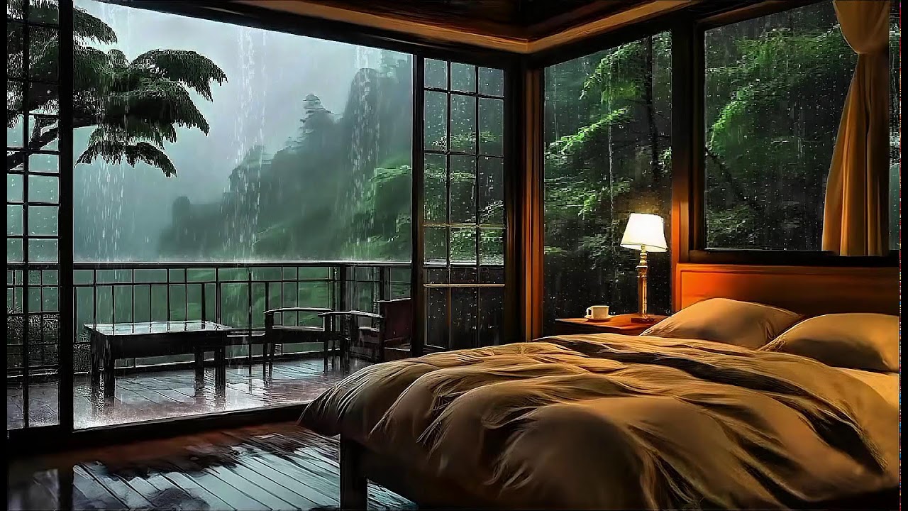 Soothing Piano & Gentle Rain Sounds for Deep Sleep, Healing, Relaxation, and Inner Peace