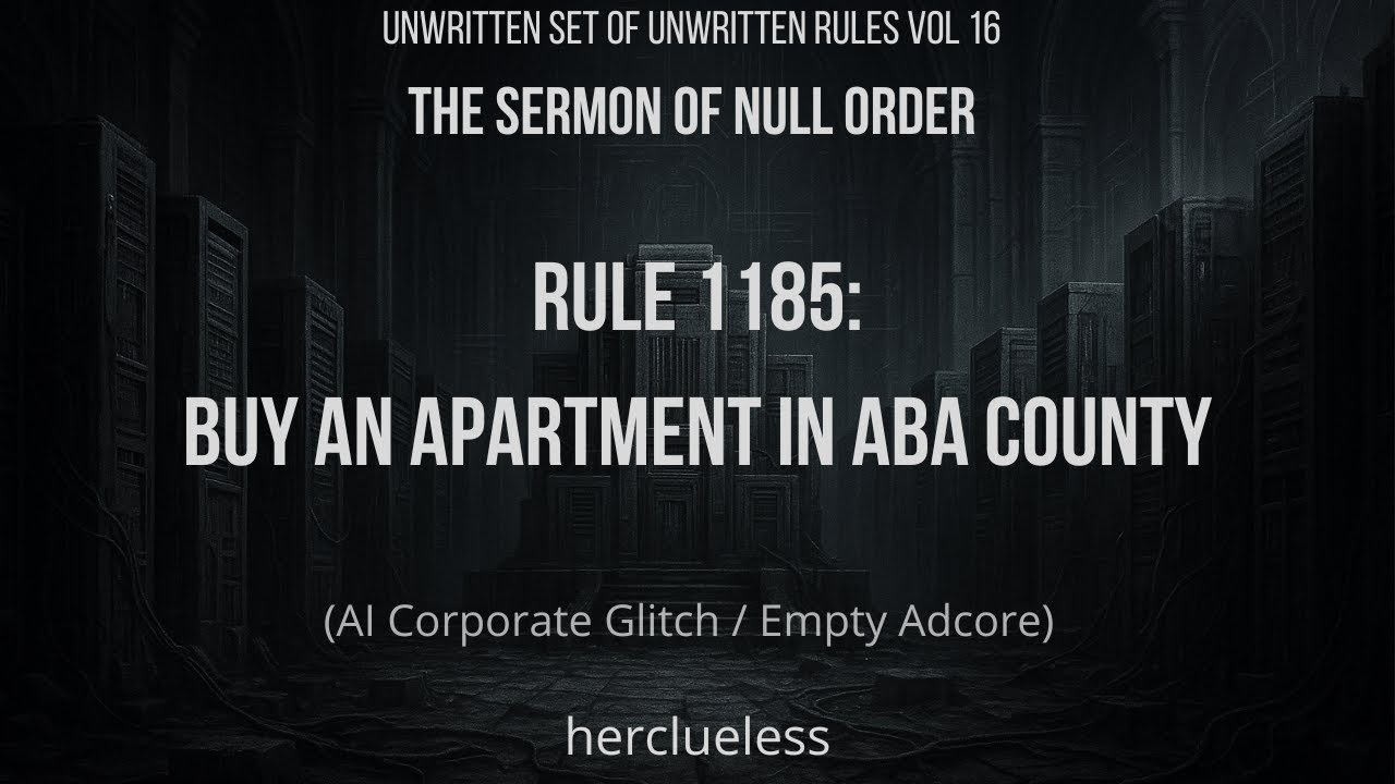 rule 1185: buy an apartment in aba county 107 sector 107 noida | herclueless (AI Corporate Glitch)
