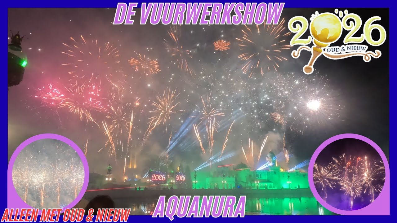 De Efteling Vuurwerkshow Van 2026 - Bij Aquanura