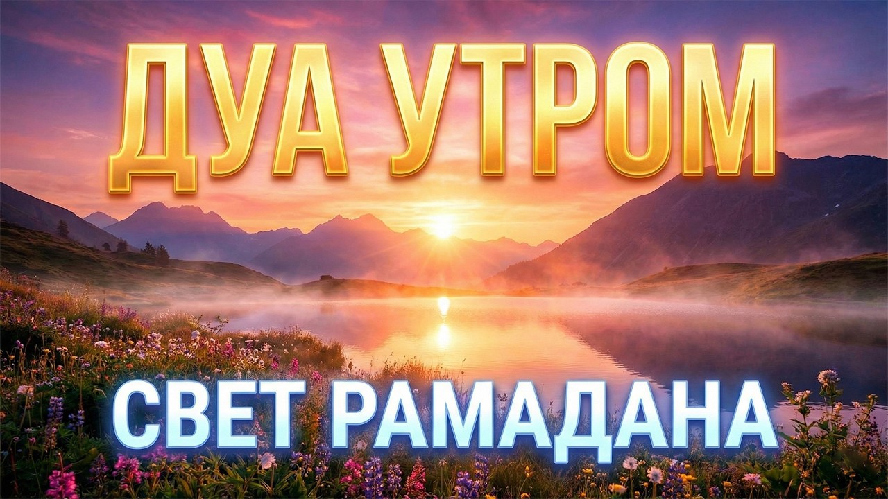 🤲РАМАДАНСКОЕ УТРО СЛОВА, КОТОРЫЕ МЕНЯЮТ ДЕНЬ ✨
