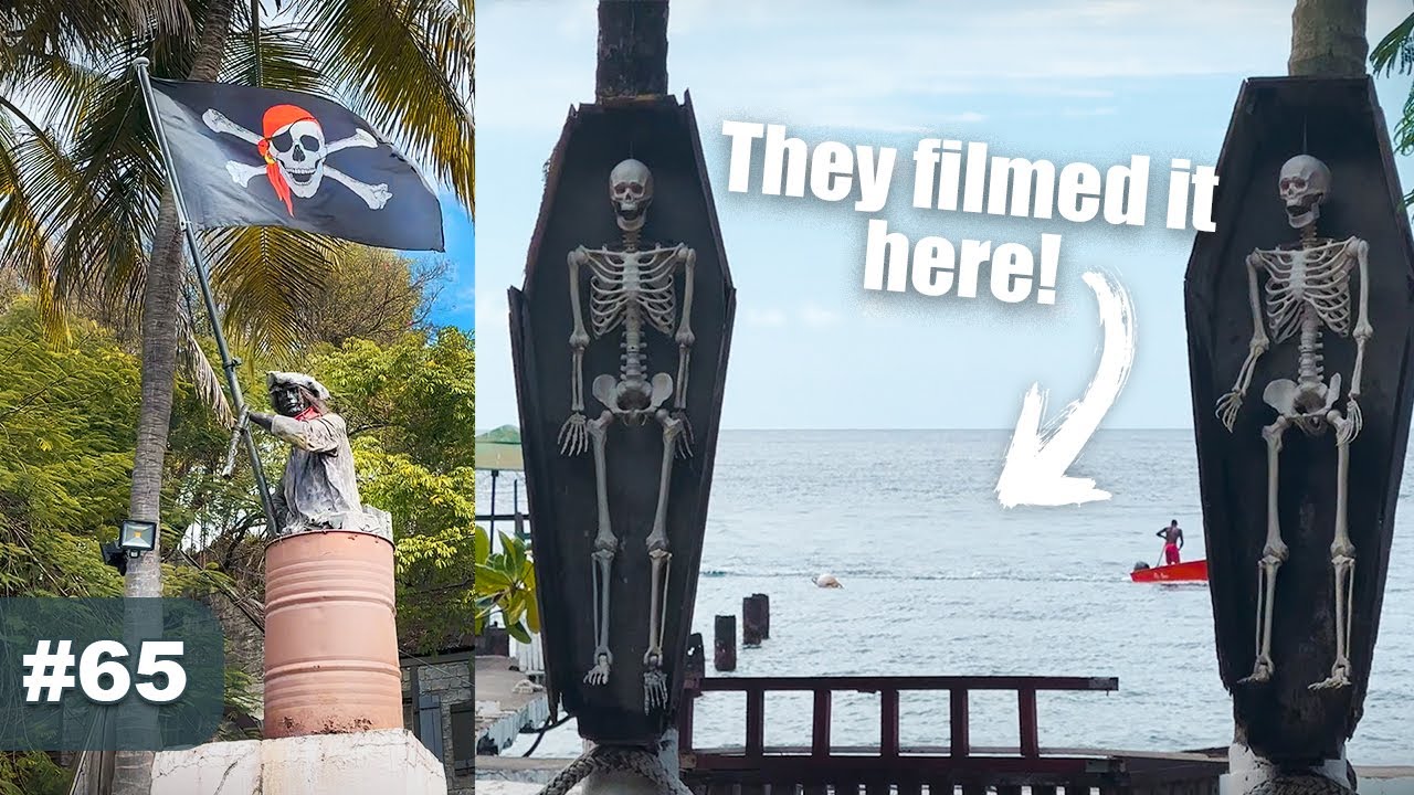 Home of The Pirates of the Caribbean! Touring beautiful Wallilabou, St Vincent.