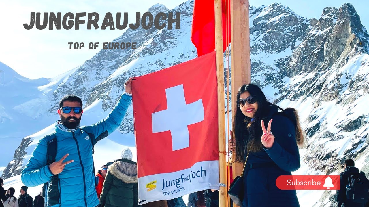 Jungfrau | JungfrauJoch | EigerExpress | Top of Europe | Switzerland Travel Vlog | Indian Couple