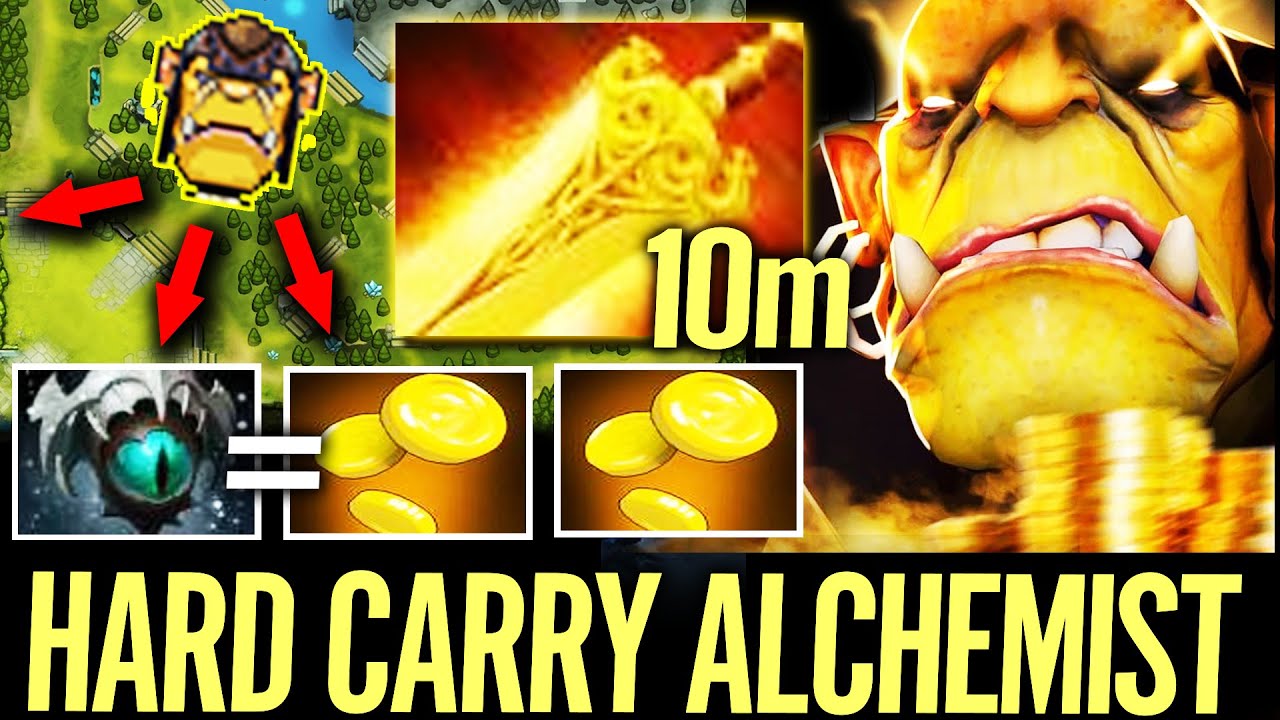 10min Radiance Hard Carry Alchemist WTF Fastest Farm &mdash; 100% REAL ATM Machine Dota 2 Pro