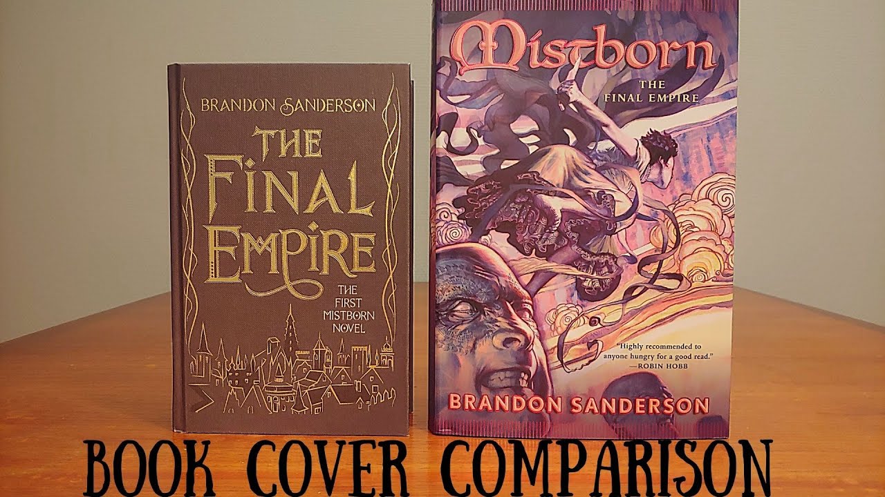 Comparing Mistborn Tenth Anniversary Edition and US Edition Book Covers