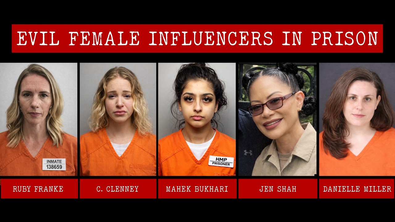 EVIL-MINDED FEMALE INFLUENCERS SENTENCED TO PRISON | Shocking Crimes & Full List