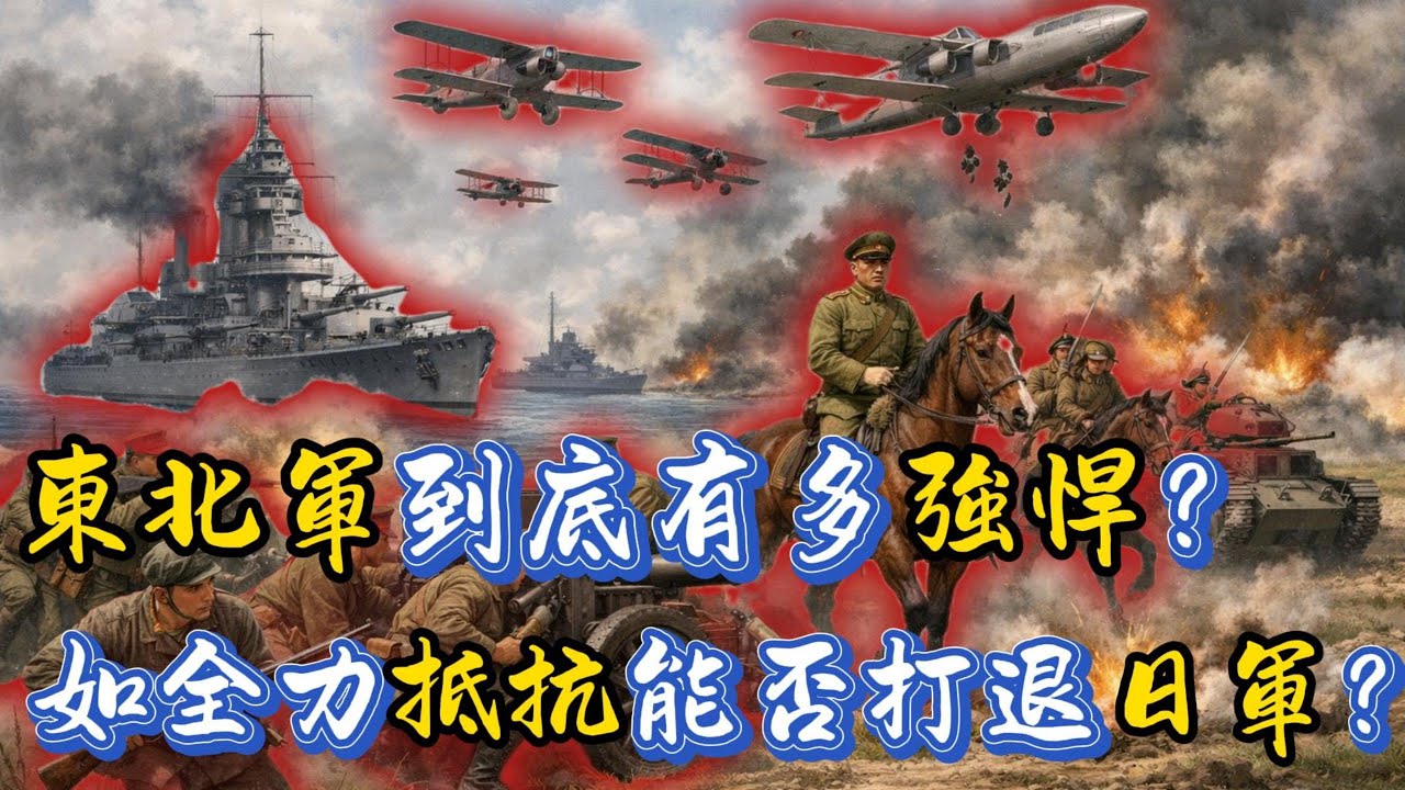 中國東北軍到底有多強悍？如果全力抵抗的話能打退日軍嗎？