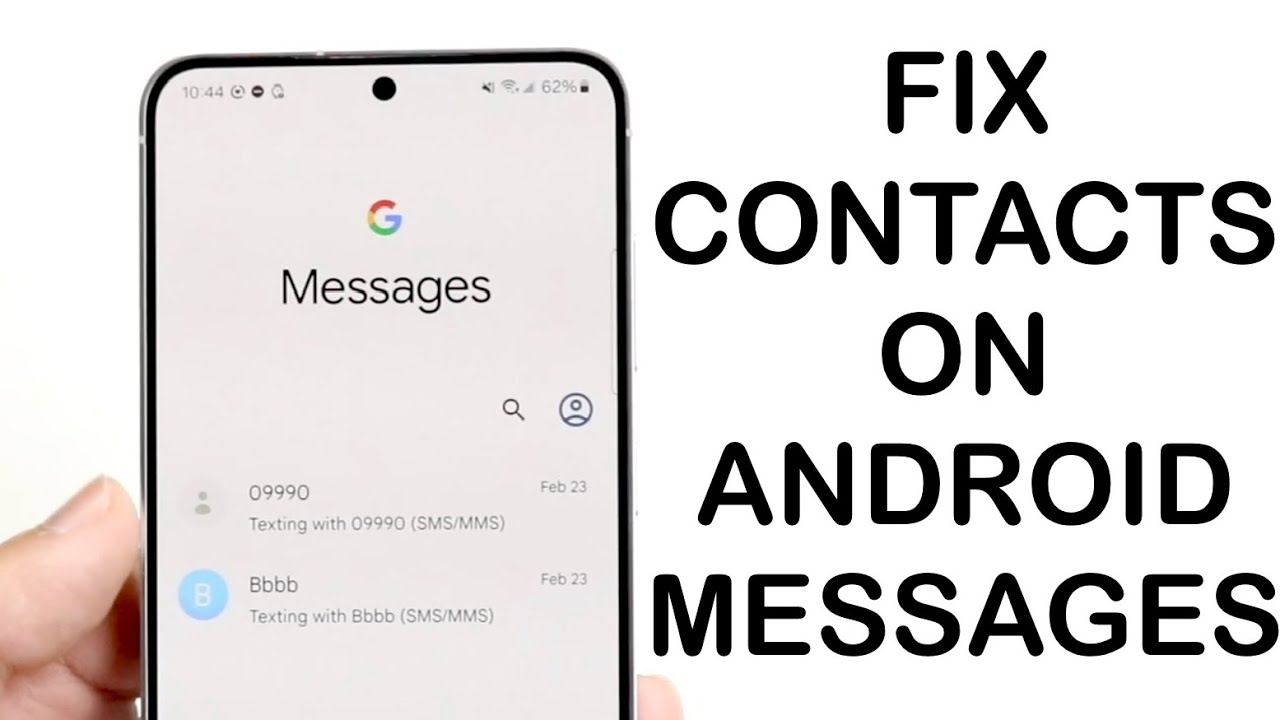 How To FIX Contacts Not Showing Up On Android Messages! (2024)