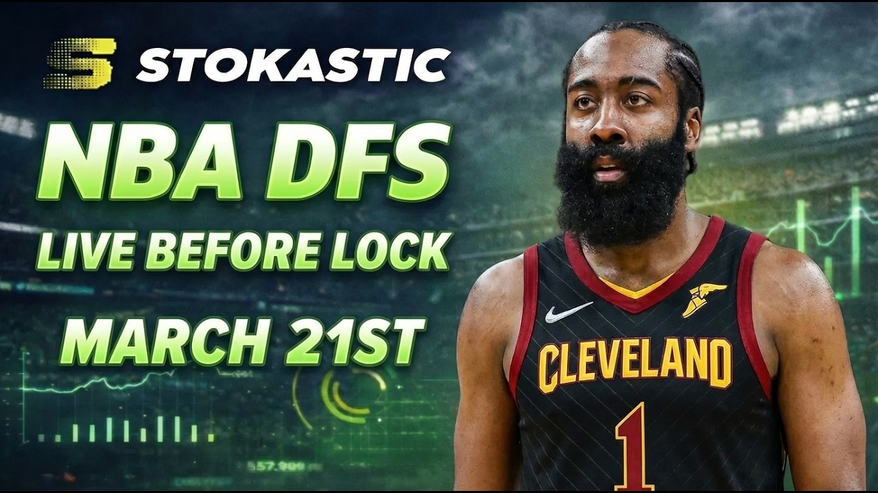 NBA DFS Live Before Lock (Saturday 3/21/26) | DraftKings & FanDuel NBA Lineups