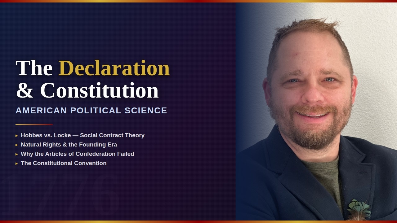 Dr. Cohen on Chapter 8: The Declaration of Independence & the United States Constitution