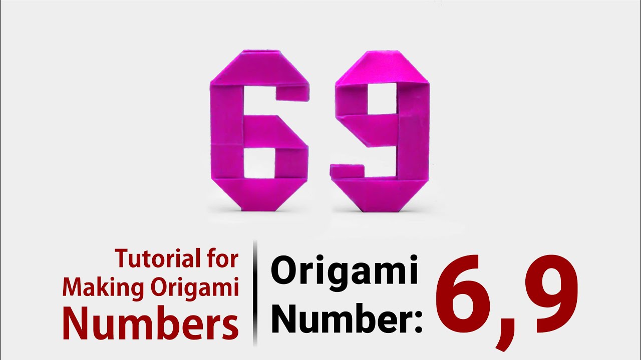 Origami making tutorial number 6,9