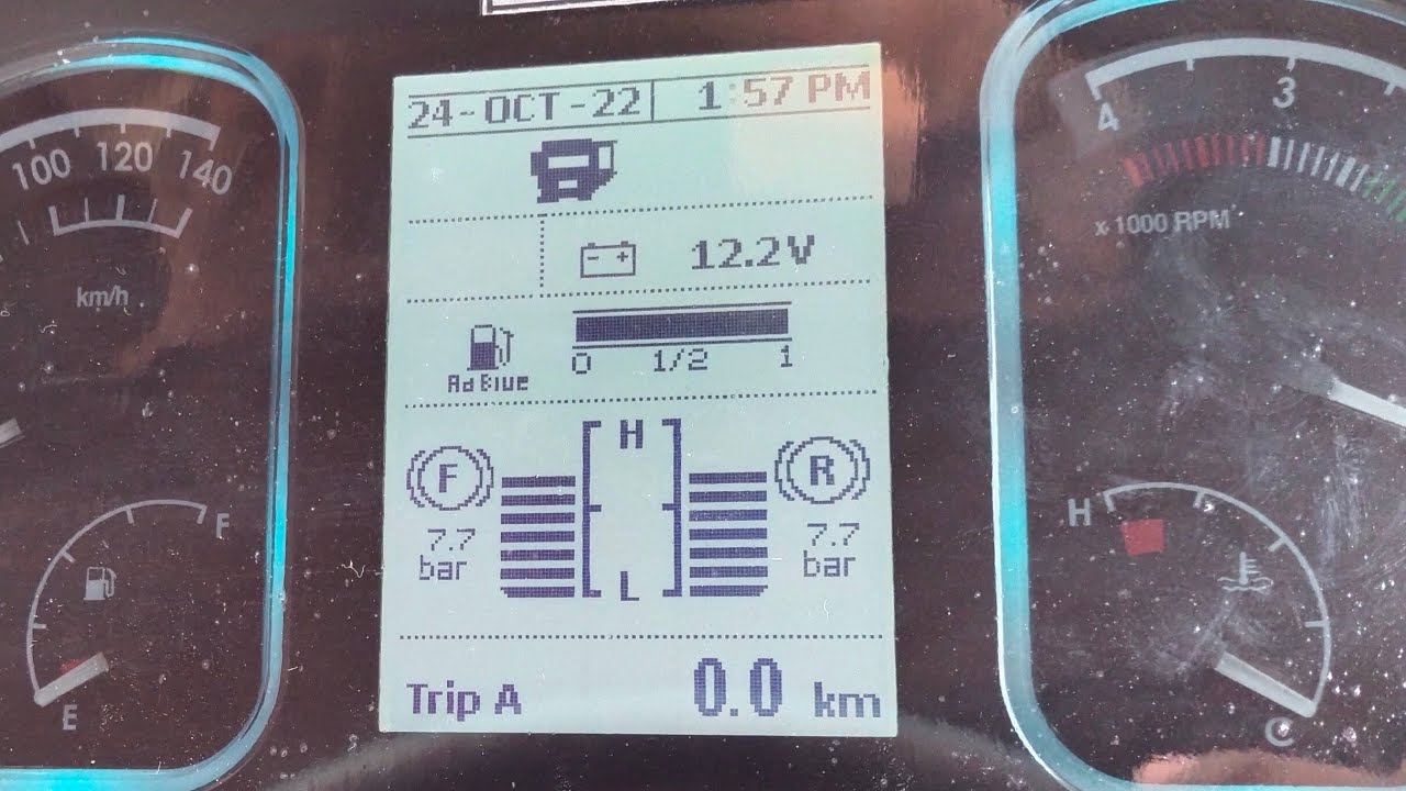 how  to reset your Trip meter on bs6 Eicher truck and bus || LMD bs6 Eicher truck and bus trip reset