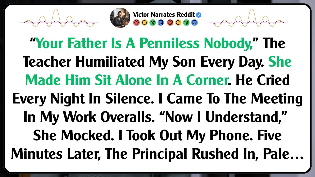 “Your Father Is A Penniless Nobody,” The Teacher Humiliated My Son Every Day. She Made Him...