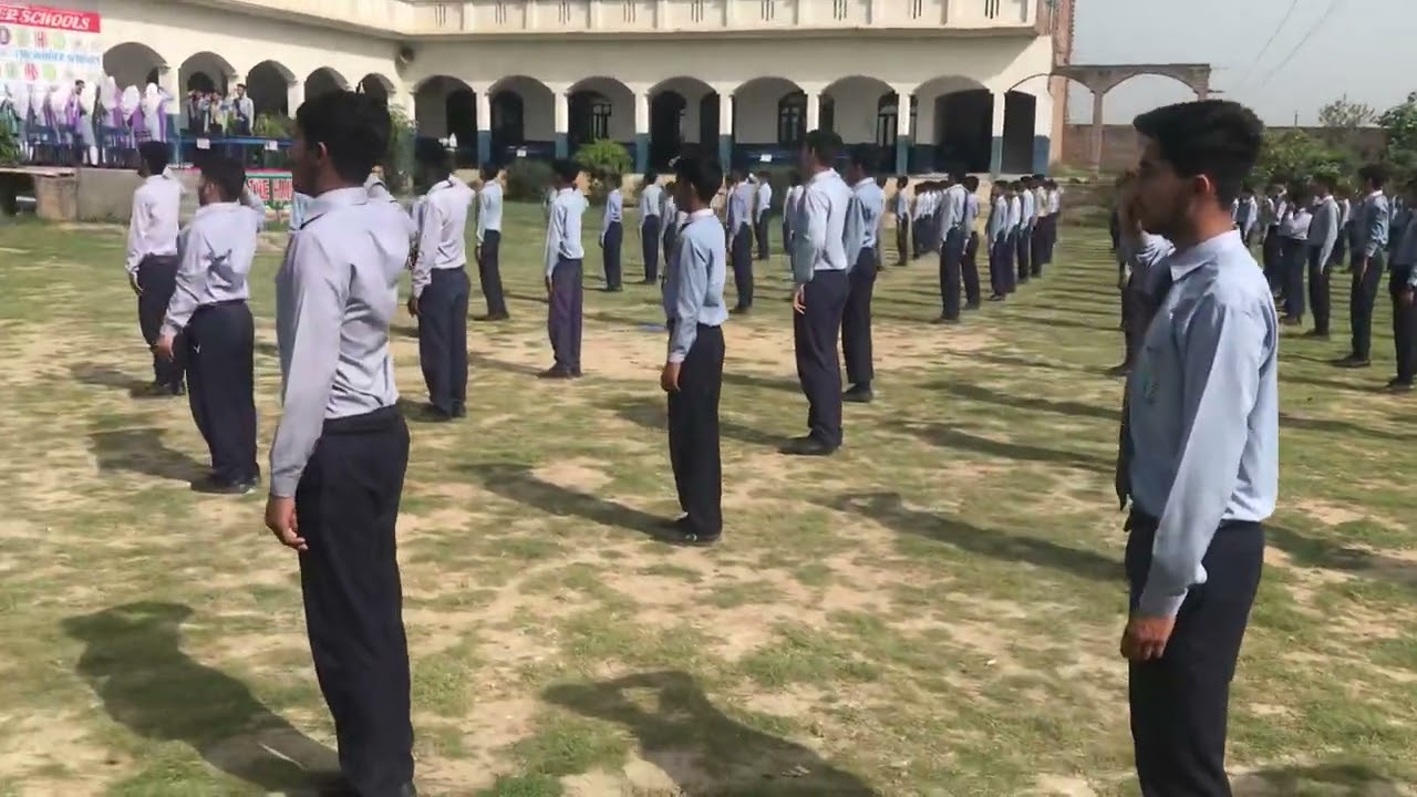 National Anthem at Haider Memorial School Boys Campus