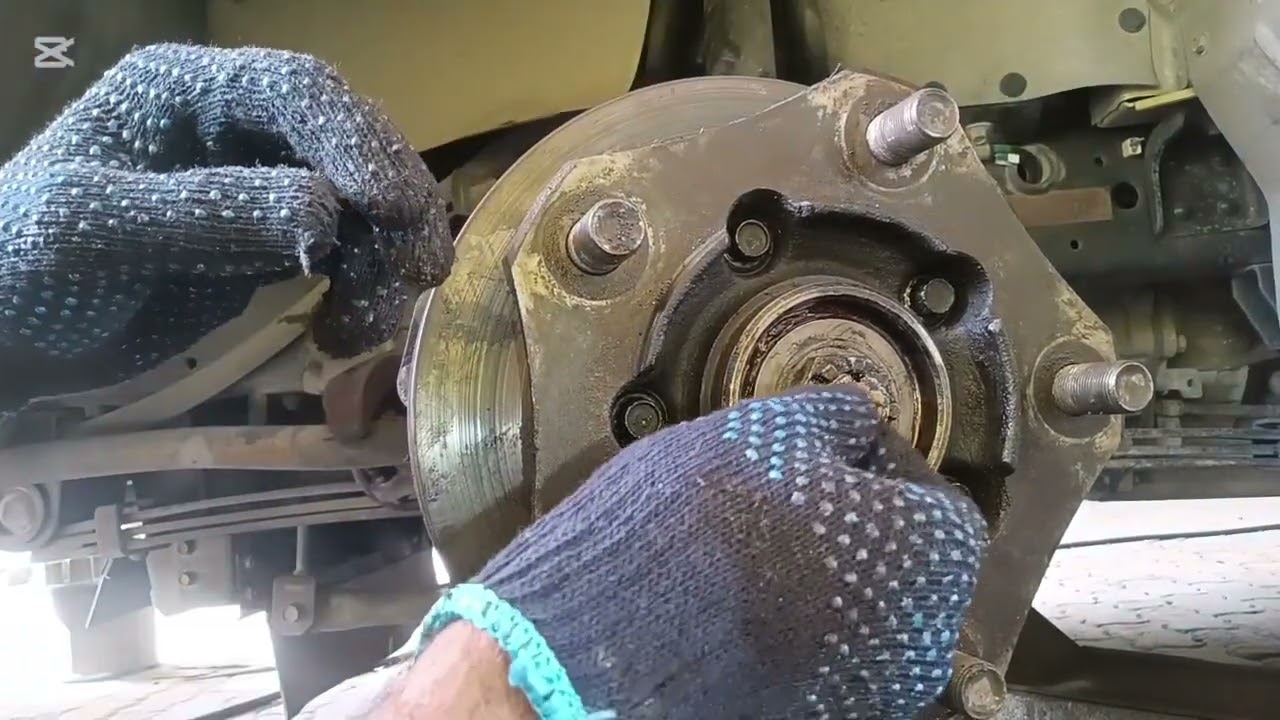 How to Repair || Mitsubishi Rosa Bus 🚍 || Front wheel || Front Wheel Fitting ||