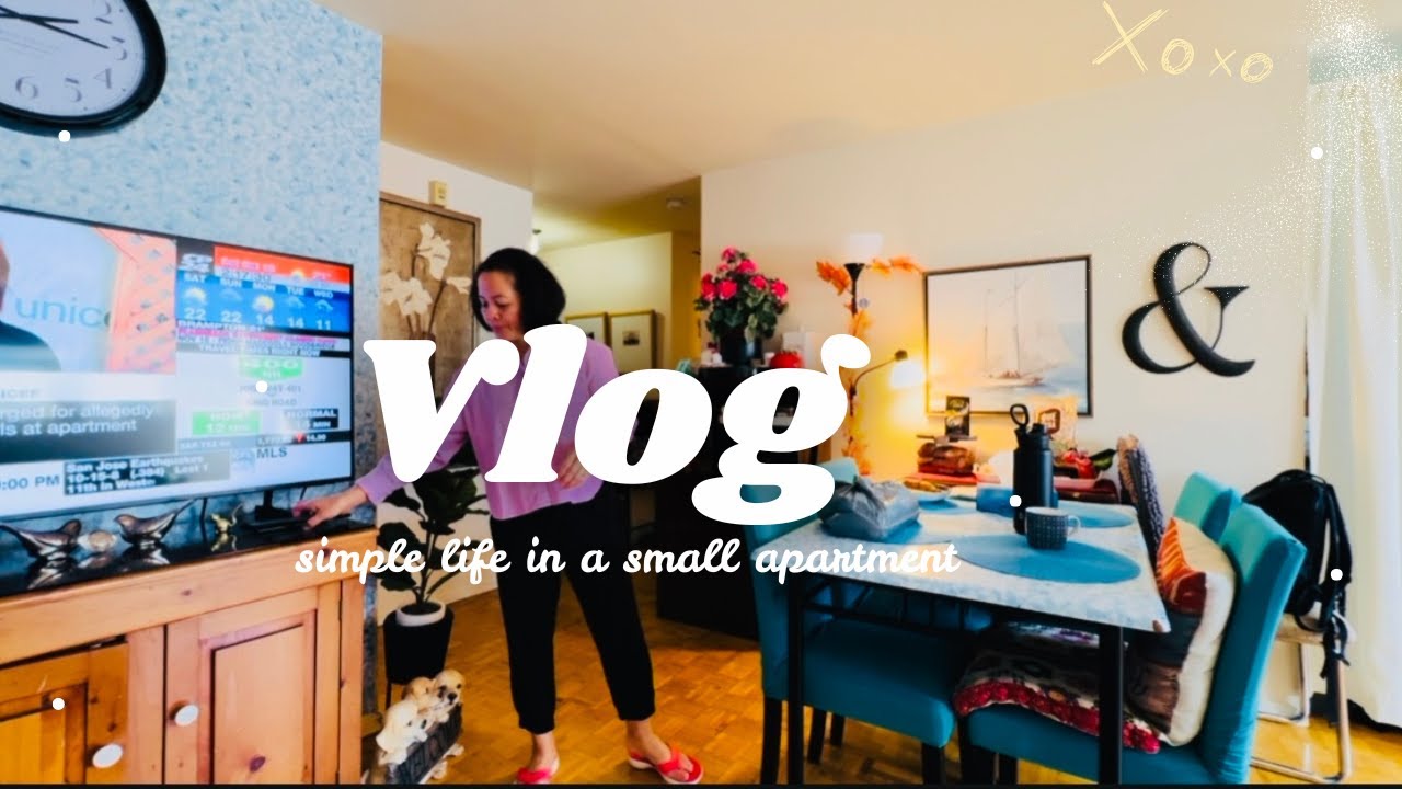 Simple living in a small apartment , Home cooking , Quiet life in Canada