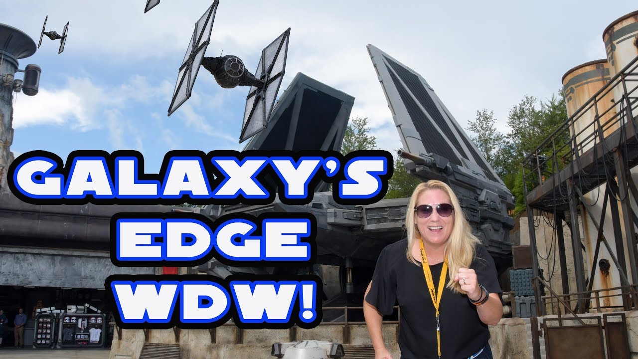 Galaxy's Edge at Disney World Including Full Lightsaber and Droid Build