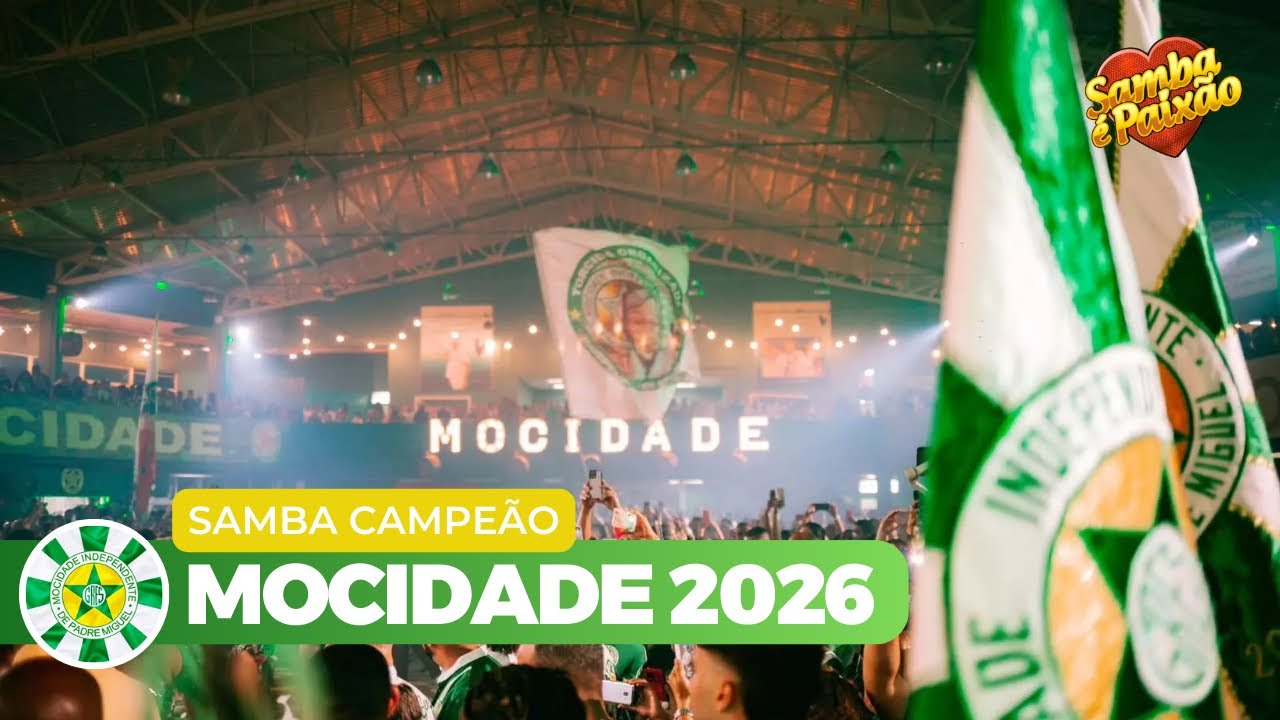 Mocidade 2026 (4K) | Samba Campeão 🏆💚🤍🌟