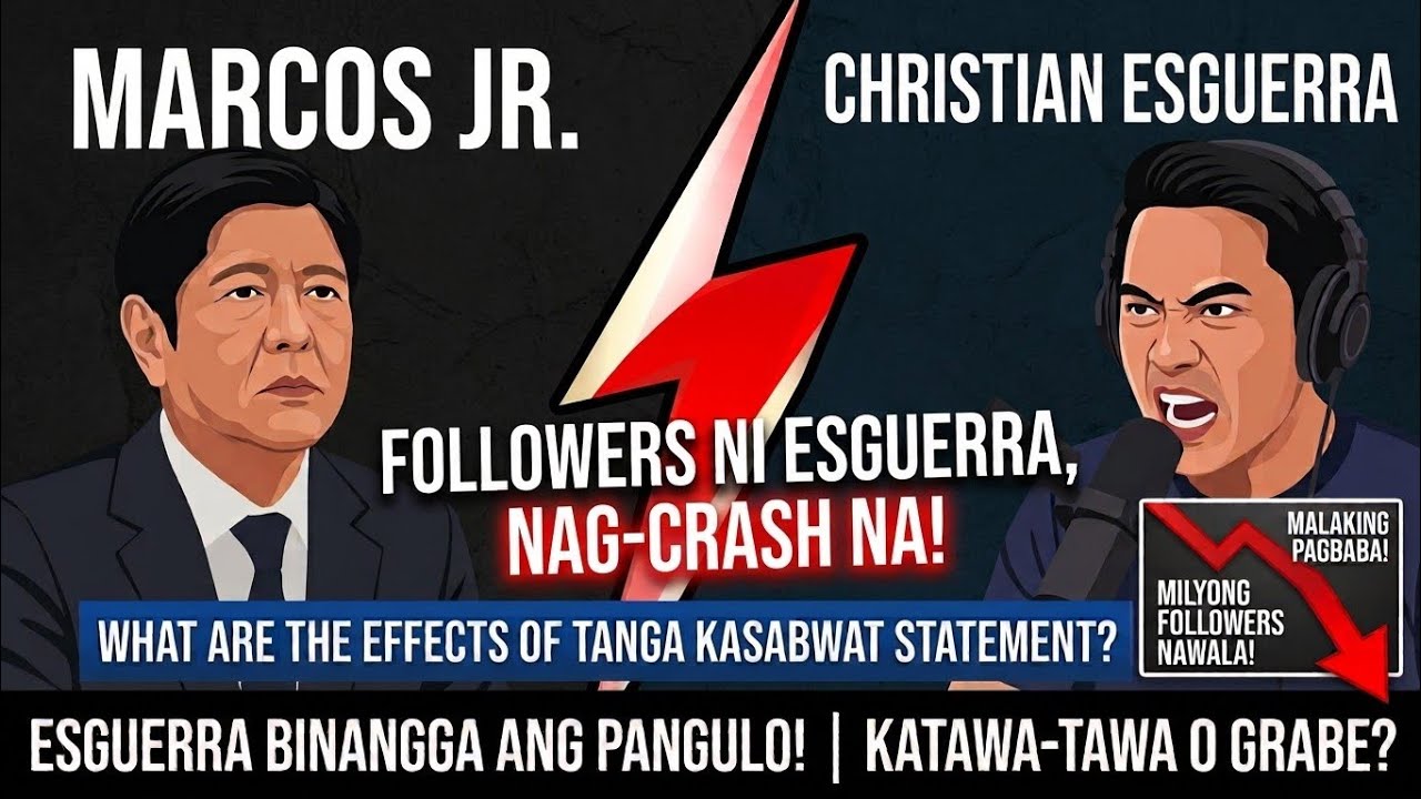 NETIZENS REVOLT: Esguerra BUMAGSAK Ang Followers Matapos Tawaging 'Tanga at Kasabwat' Ang Pangulo.