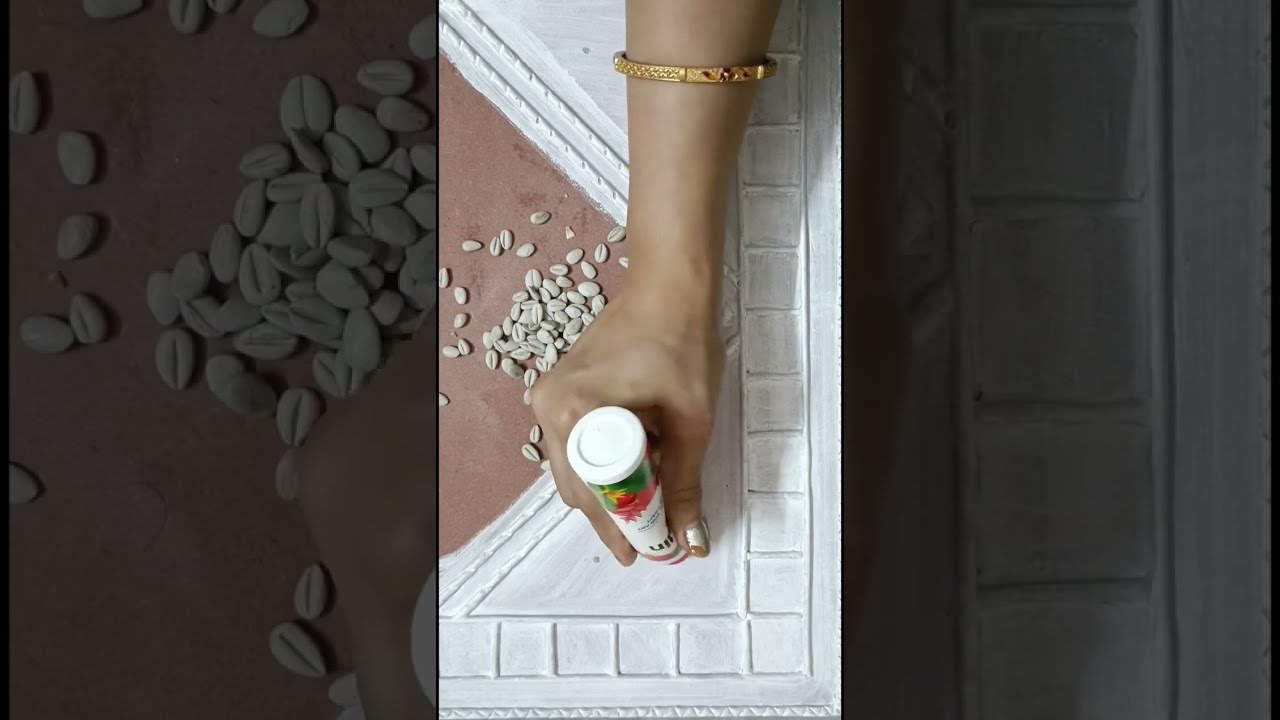 clay and mirror art 😍 photoframe || #viral #youtubeshorts #shortvideo #trending #viralvideo #shorts