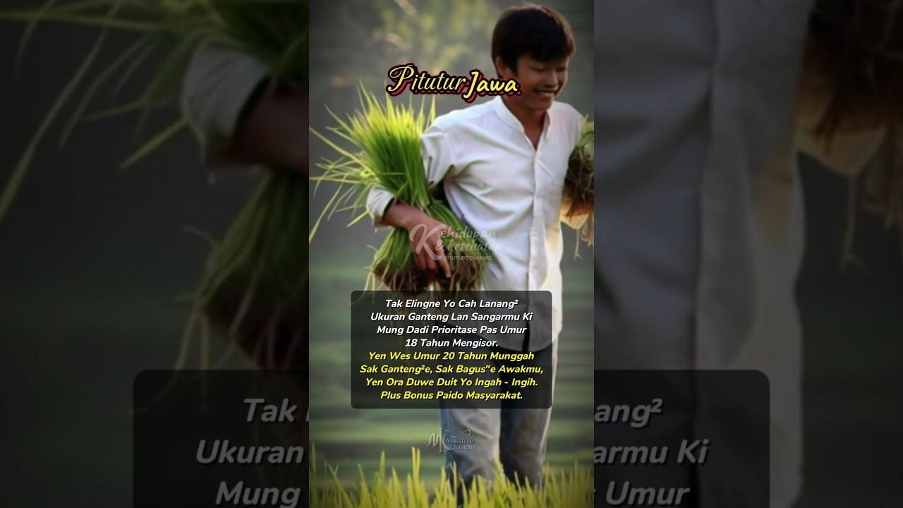 Pitutur Jawa | Quotes Hari Ini #shorts #storywa #status #renungan #nasehat #motivasi #jowo #kutipan