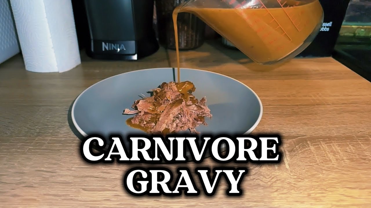 CARNIVORE GRAVY The ultimate accompaniment to slow cooked shredded beef 🥩 