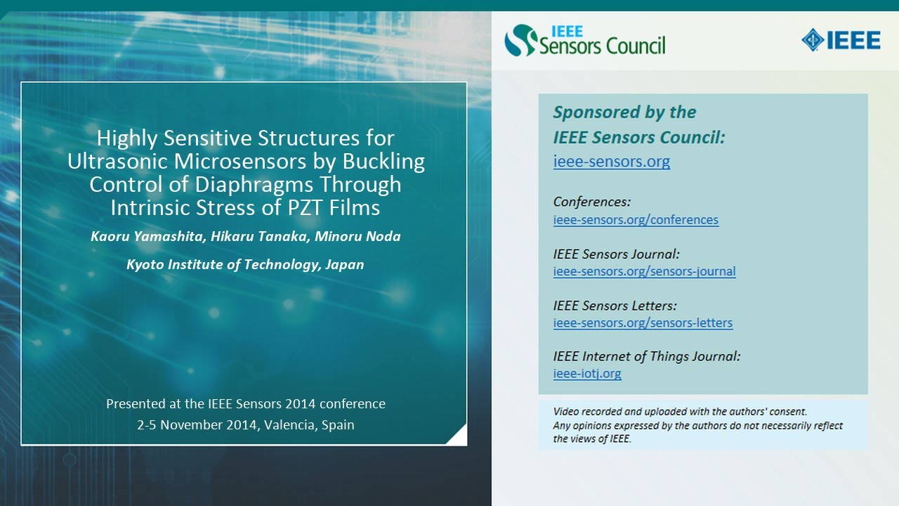 Highly Sensitive Structures for Ultrasonic Microsensors by Buckling Control of Diaphragms Through