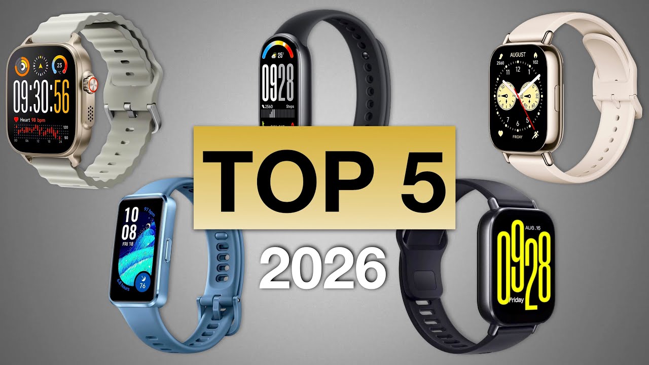 TOP 5 Montres Connectées PAS CHÈRES qui en VALENT la Peine en 2026