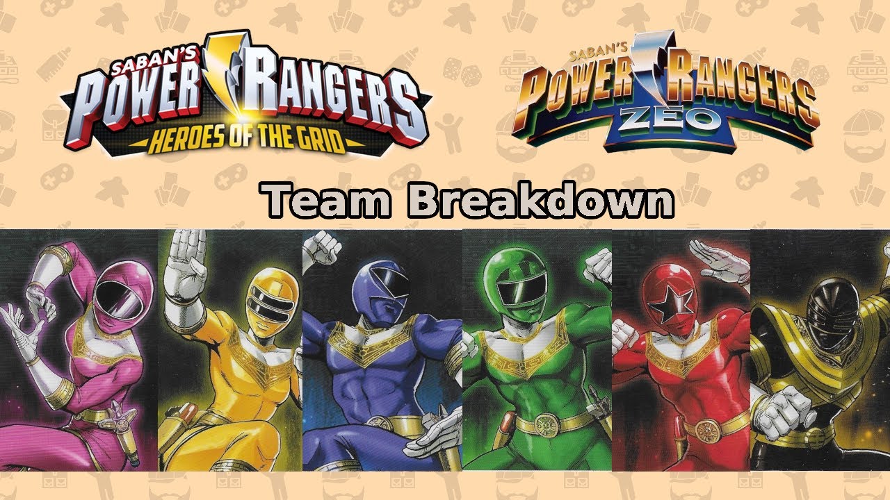 Зео – Power Rangers: Heroes of the Grid. Состав команды