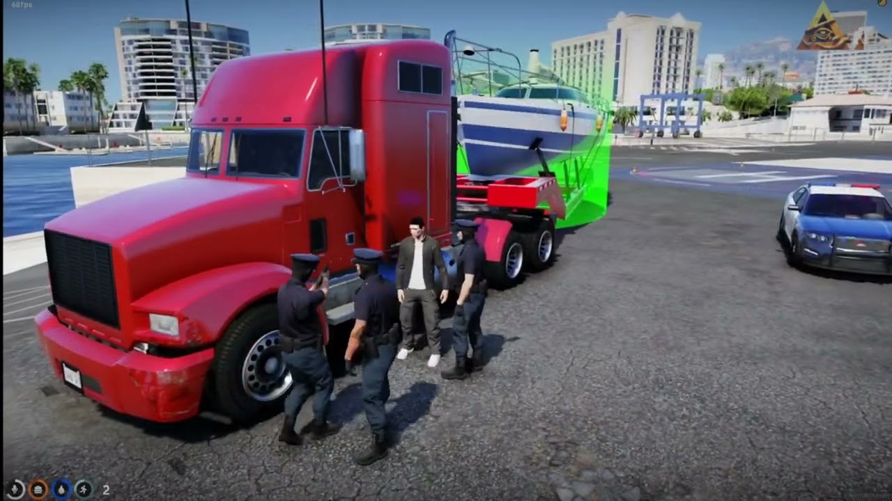 Todo me lleva a enfrentarme a la polic&iacute;a  Gta Rp  / Amazon Island
