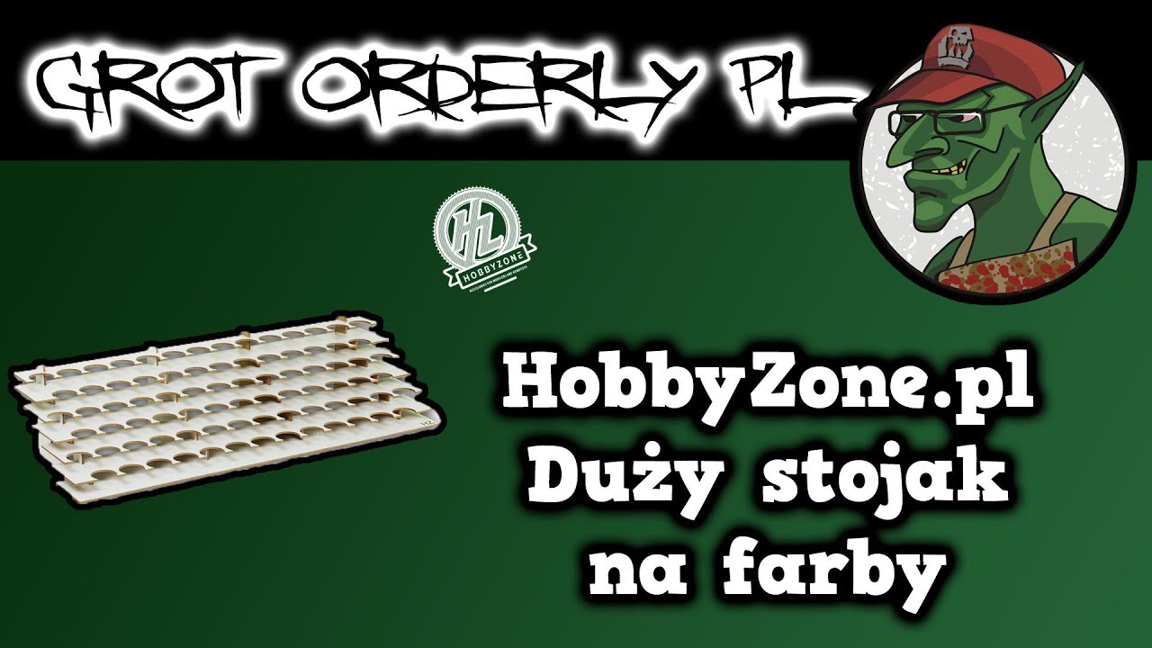 RECENZJA - HobbyZone.pl - Duży Stojak na farby