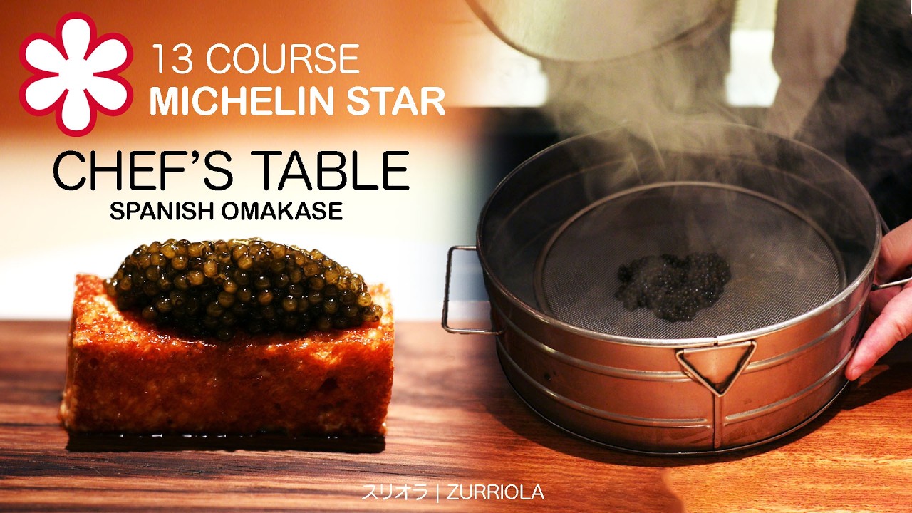 Spectacular $180 Spanish Omakase by Tokyo's Michelin World Explorer Chef!
