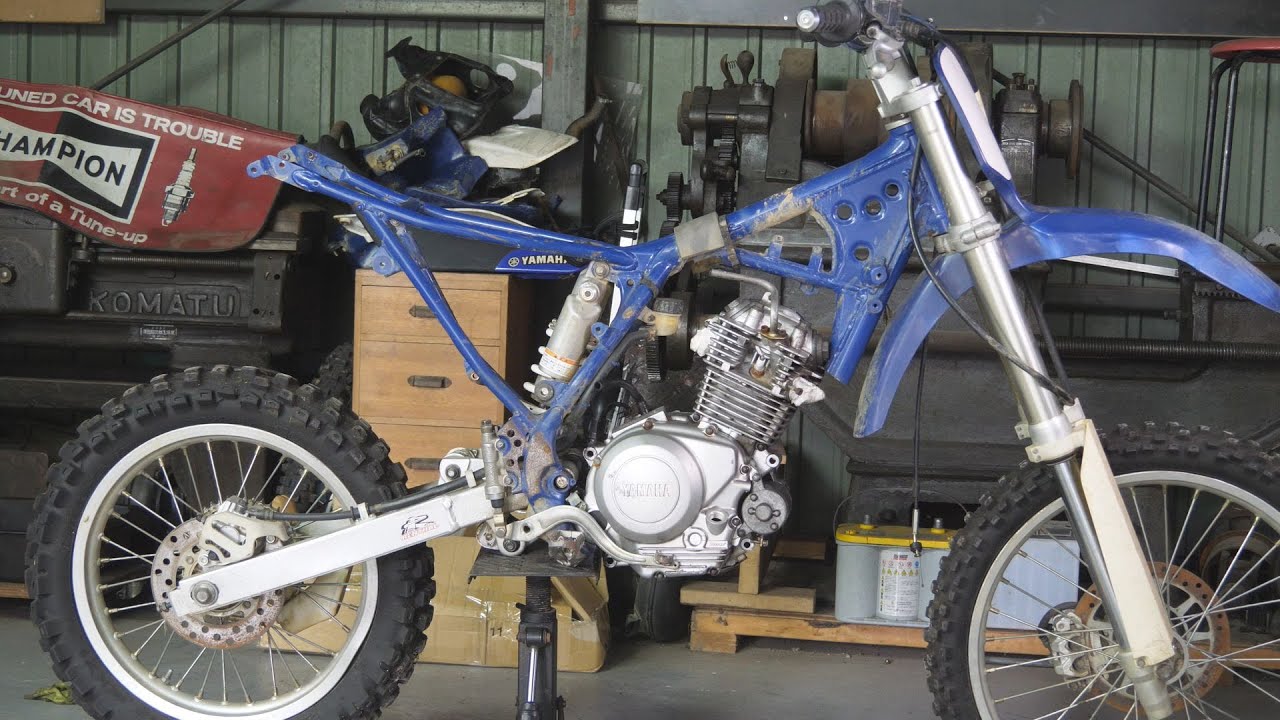 YZ80にTTR１２５のエンジンを積んで魔改造する。