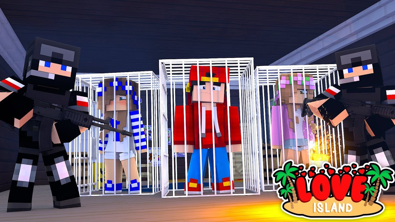 Minecraft LOVE ISLAND - ROPO, KELLY & CARLY GO TO MAXIMUM SECURITY PRISON!!