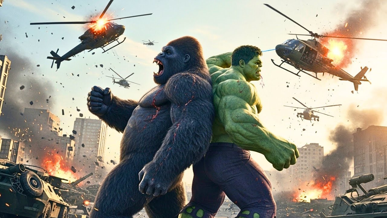 HULK vs KING KONG — The Battle of the Titans Begins