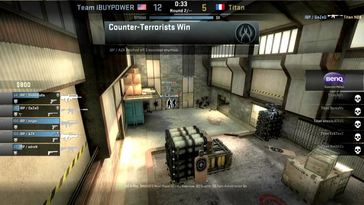 $90,000 CS:GO Grand Finals 2014: iBUYPOWER vs Titan (de_cache) @ ESEA LAN Season 15