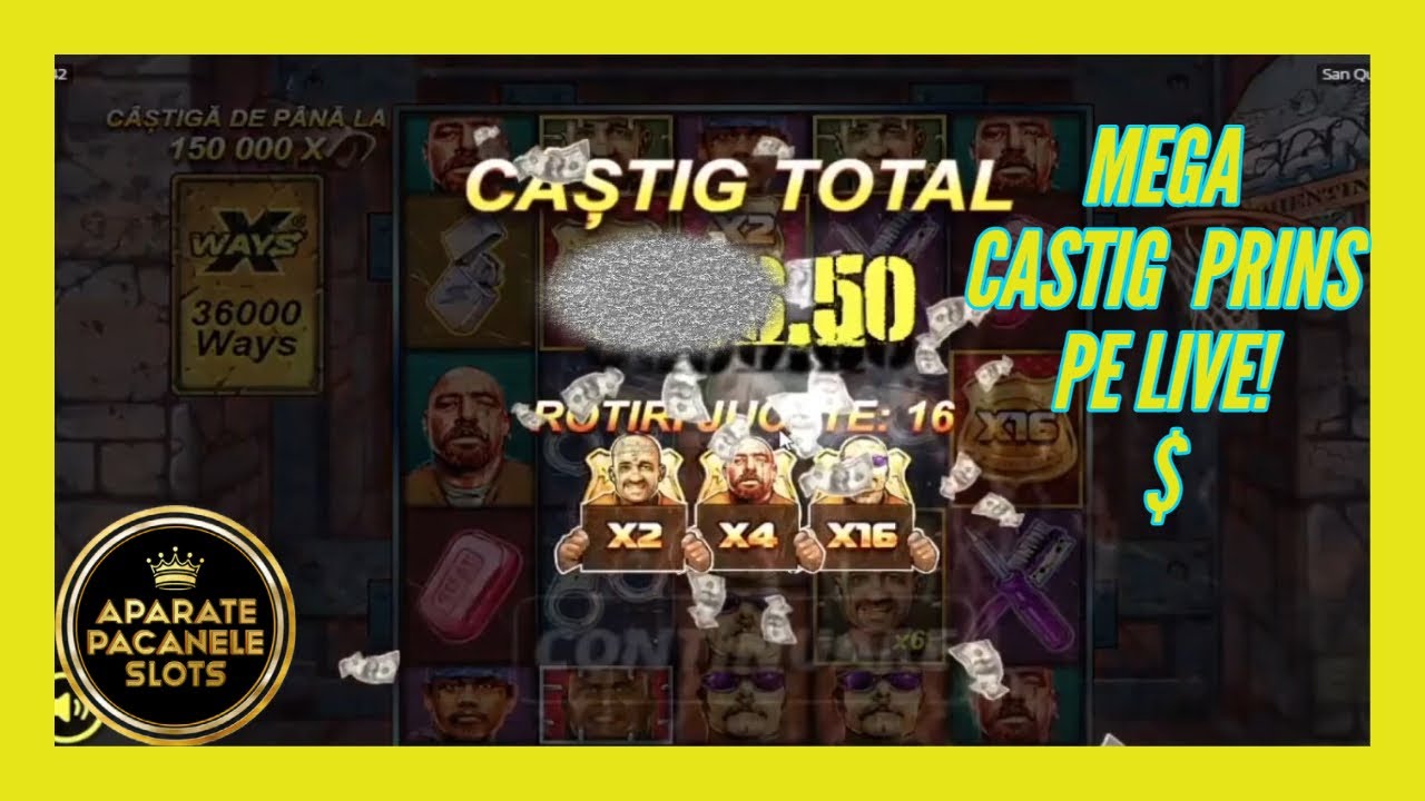 MEGA WIN DE PESTE 8500x MIZA LA SAN QUENTIN!!!