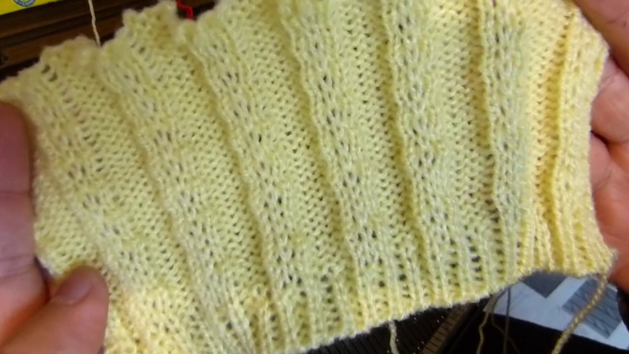tuto  sur une machine  tricoter singer