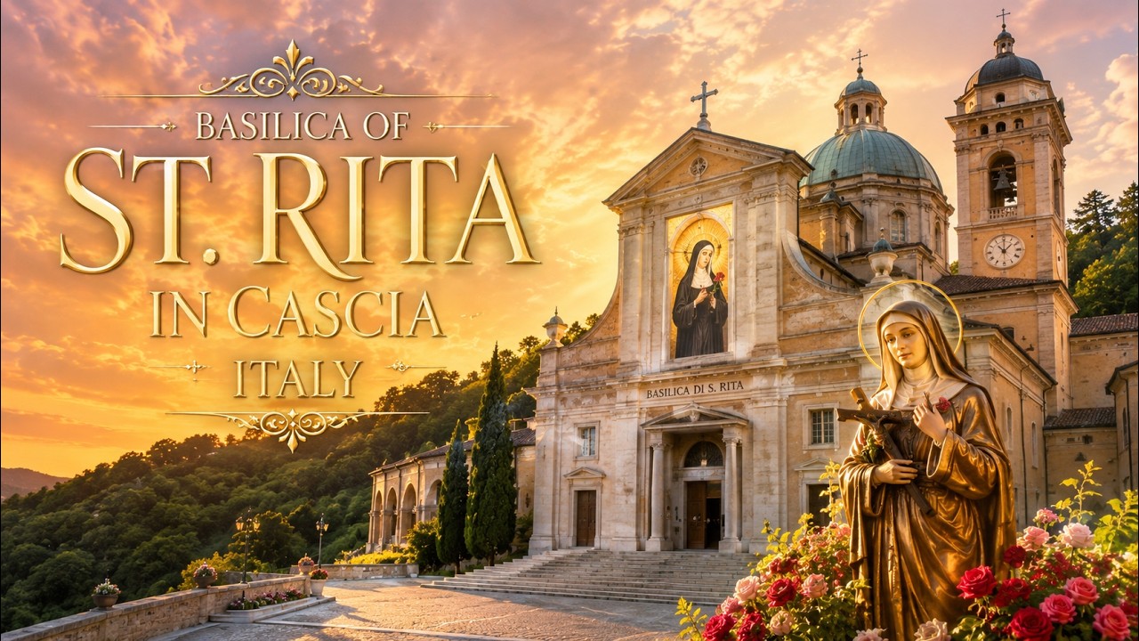 Basilica of St. Rita in Cascia | Italy | Basilica di Santa Rita da Cascia | St Rita's Incorrupt Body