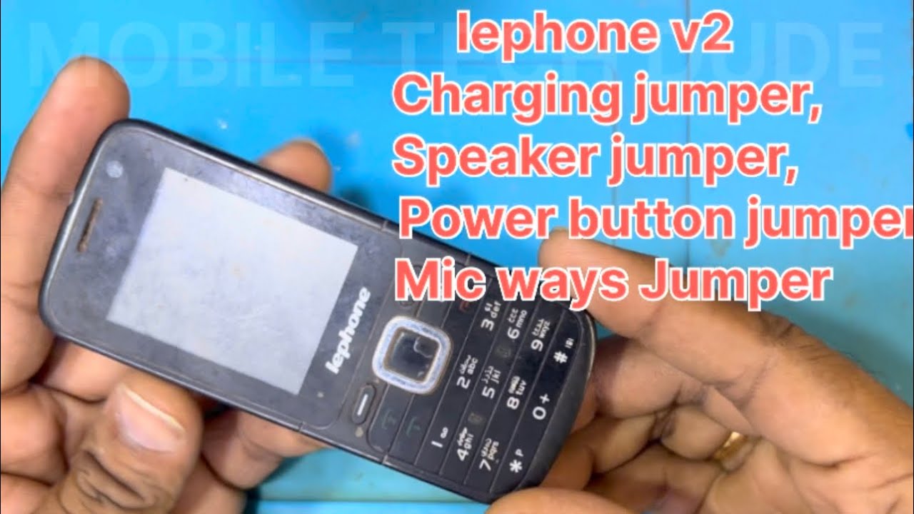 Lephone v2 charging ways jumper / Lephone mic ways / lephone power button jumper/lephone ringer ways