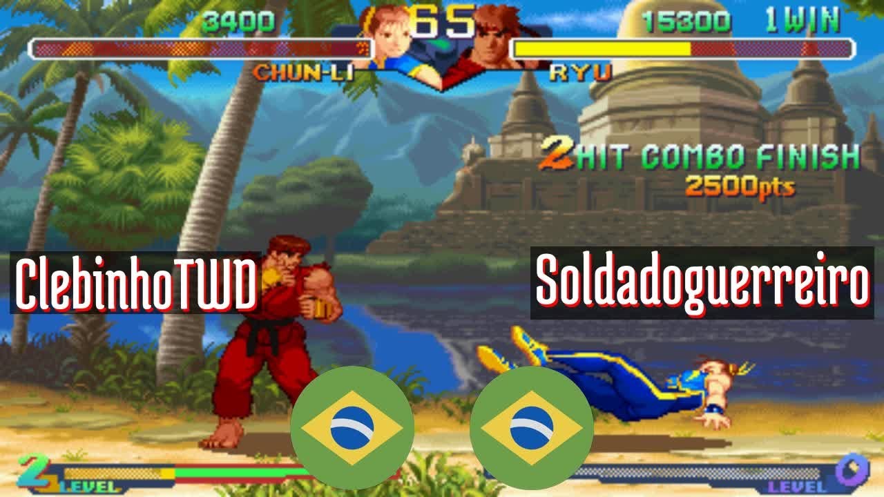 FT5 @sfa2u: ClebinhoTWD (BR) vs Soldadoguerreiro (BR) [Street Fighter Alpha 2 sfa2 Fightcade] Aug 30
