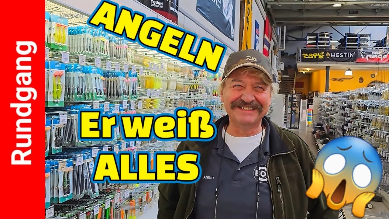 Verkäufer so krass 😱 Angelgeräte Bode der Rundgang im Angelladen für Angelruten und Angelrollen.