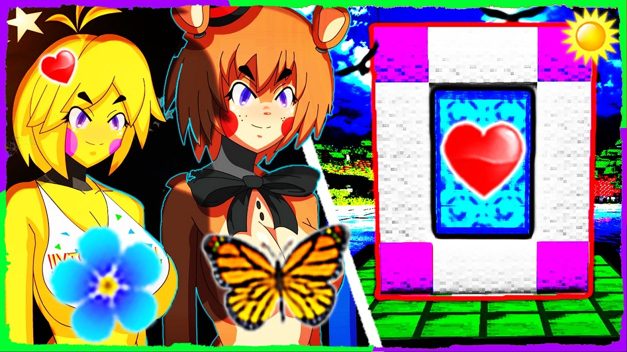 Minecraft FNAF - How to Make a Portal to FIVE NIGHTS IN ANIME