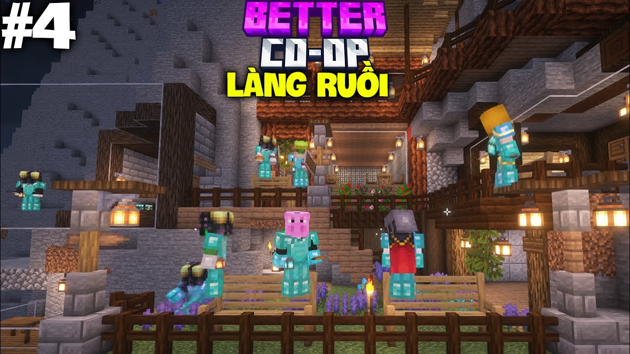 MINECRAFT BETTER CO-OP* TẬP 4 | Làng Ruồi Được Thành Lập!!