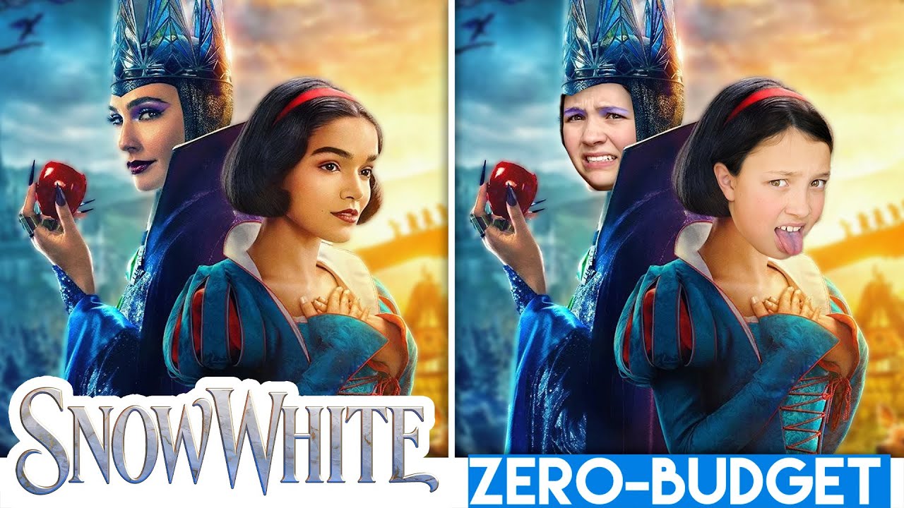 SNOW WHITE With ZERO BUDGET! Disney MOVIE PARODY By KJAR Crew!