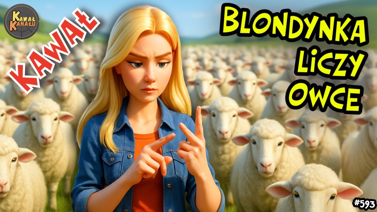 Żart o Blondynce - Liczenie owiec 😁 Dobry kawał | Dowcip dnia