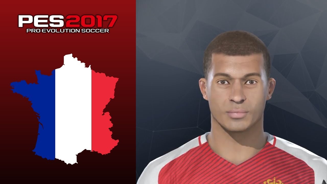 Pes 2017 -Mbappe - Face - PS4