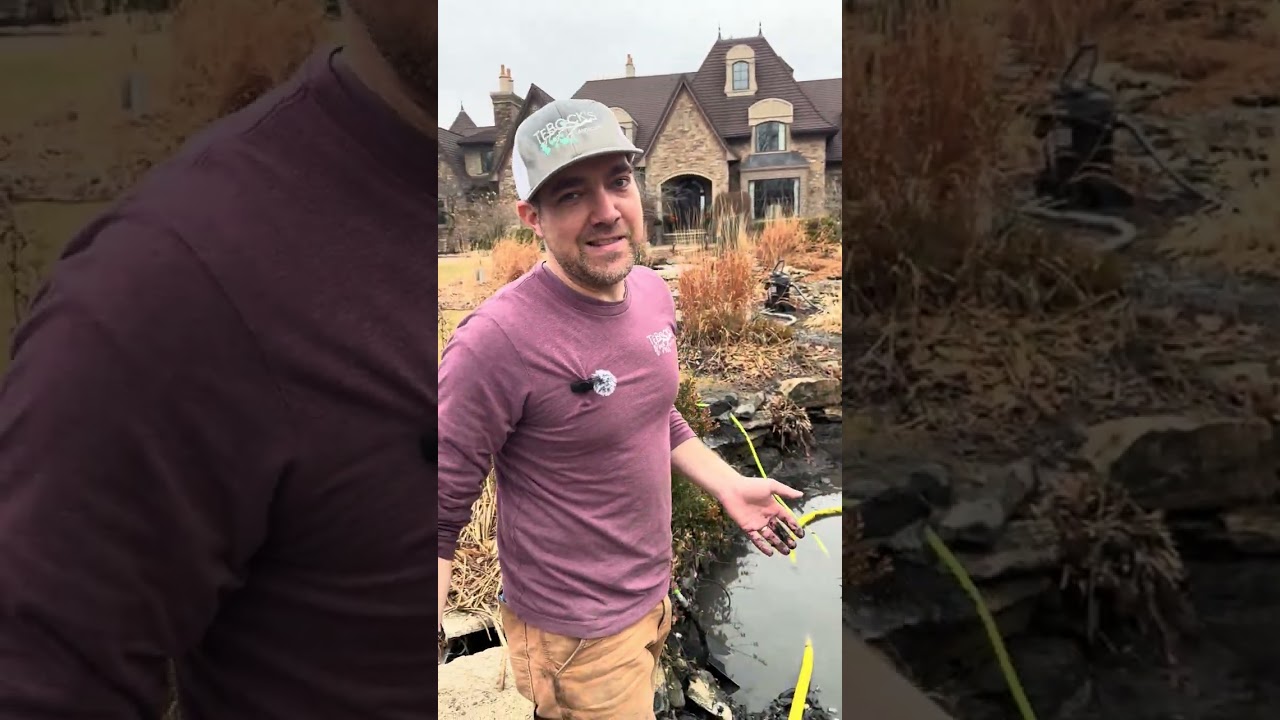 Water Feature Pond Cleanup in Des Moines, IA | Central Iowa Water Feature Services